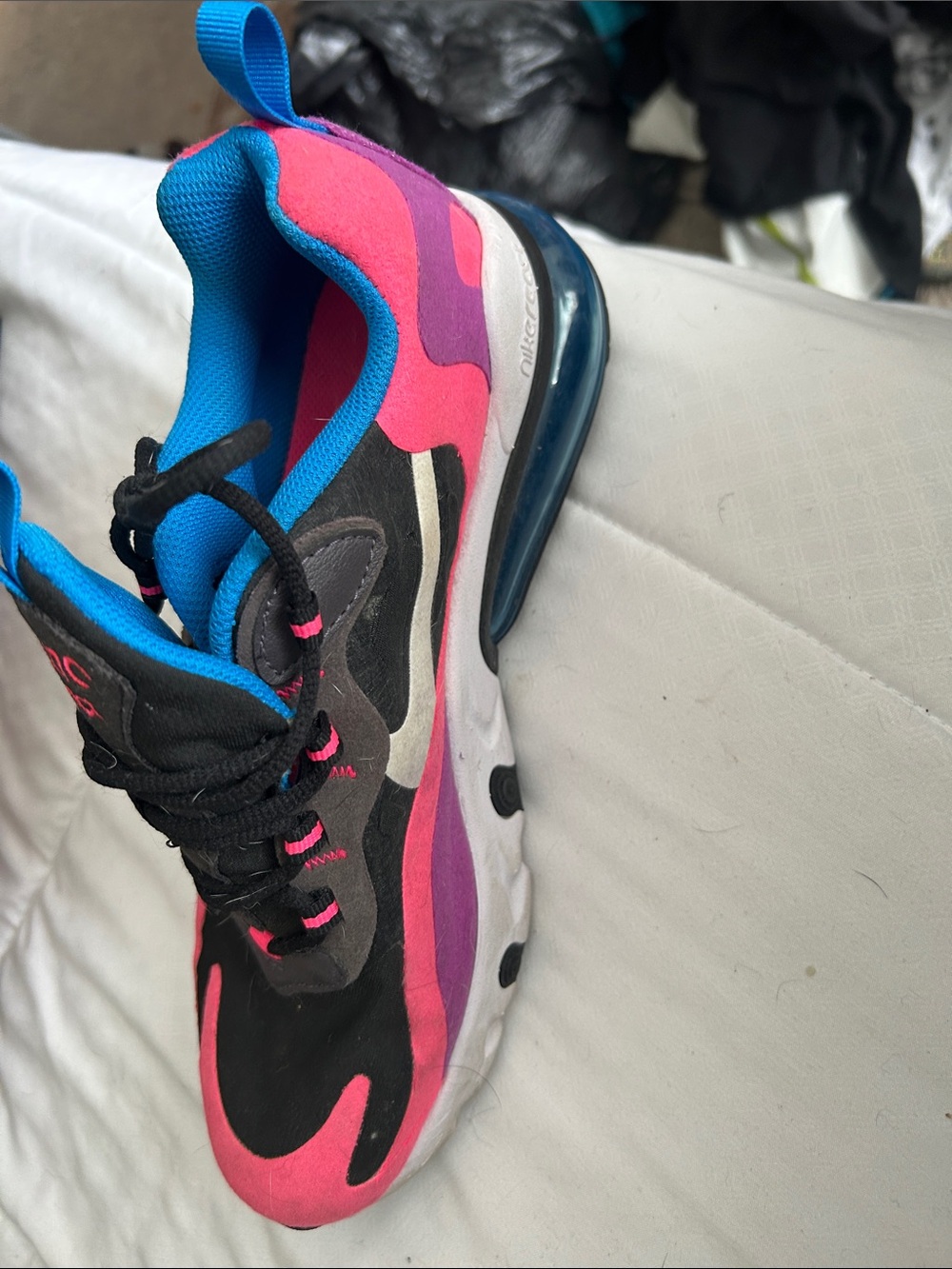 Nike Women's Black Pink Blue Purple Athletic Sneakers